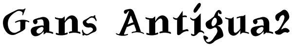 Gans Antigua2 Font