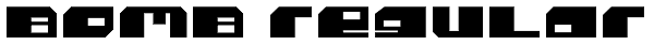 Bomb Regular Font