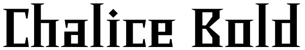Chalice Bold Font