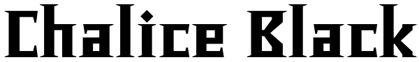Chalice Black Font