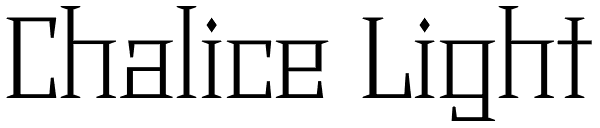 Chalice Light Font