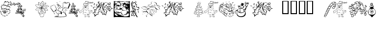 KR Christmas Dings 2004 Five Font