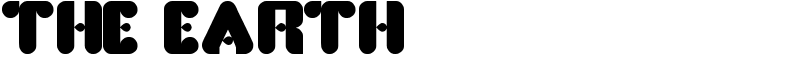 the earth Font