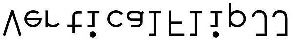 VerticalFlipJJ Font