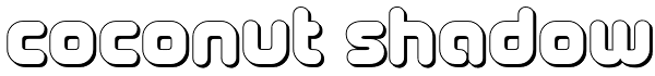 Coconut Shadow Font