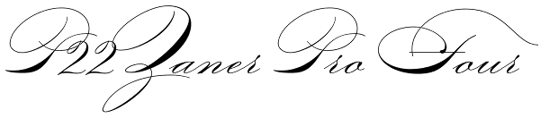 P22 Zaner Pro Four Font