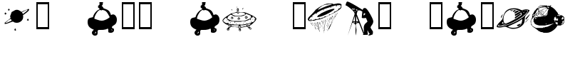 KR Out Of This World Font