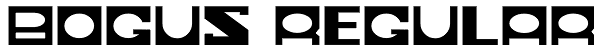 Bogus Regular Font