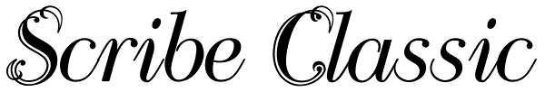 Scribe Classic Font