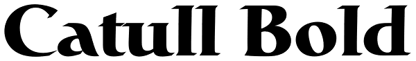 Catull Bold Font