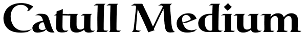 Catull Medium Font