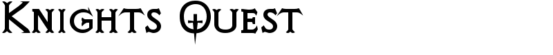 Knights Quest Font