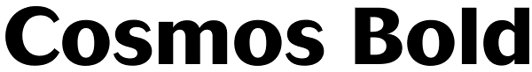 Cosmos Bold Font