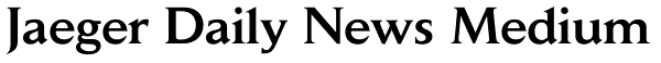 Jaeger Daily News Medium Font