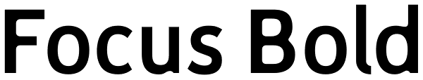 Focus Bold Font