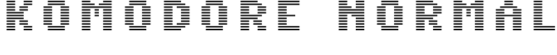 Komodore Normal Font