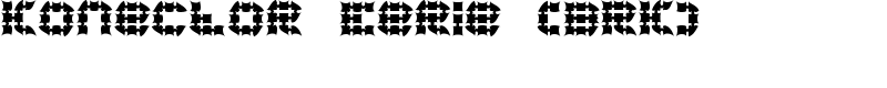 Konector Eerie (BRK) Font