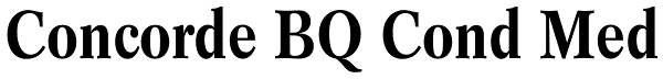 Concorde BQ Cond Med Font