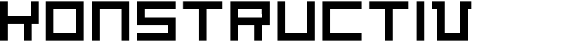 Konstructiv Font