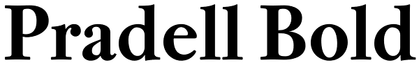 Pradell Bold Font