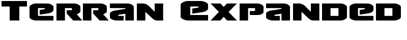 Terran Expanded Font