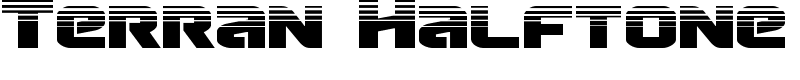 Terran Halftone Font