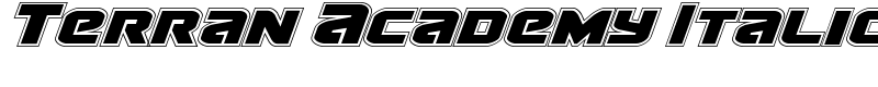 Terran Academy Italic Font