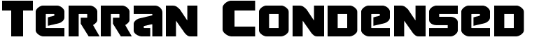 Terran Condensed Font