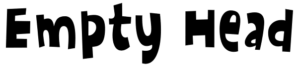 Empty Head Font