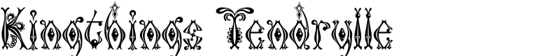 Kingthings Tendrylle Font
