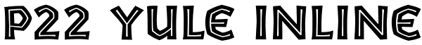 P22 Yule Inline Font
