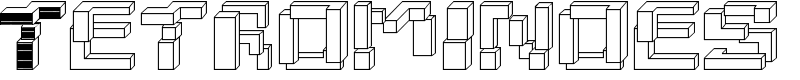 Tetrominoes Font