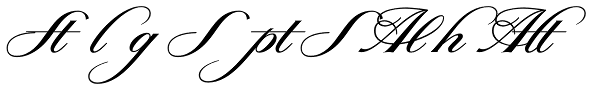 Sterling Script Swash Alts Font