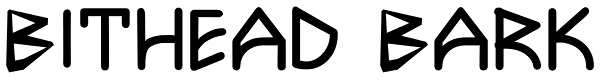 Bithead Bark Font