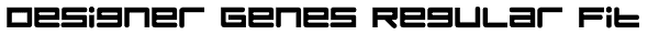 Designer Genes Regular Fit Font