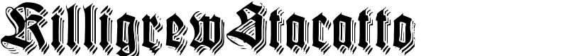 KilligrewStacatto Font