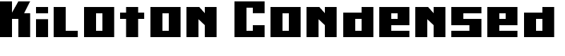 Kiloton Condensed Font