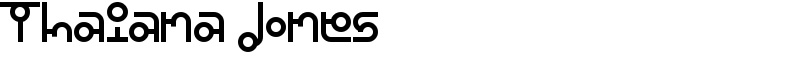 Thaiana Jones Font
