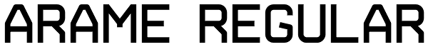 Arame Regular Font