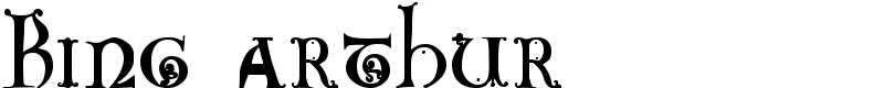 King Arthur Font