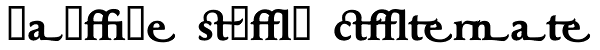 Maxime Bold Alternate Font
