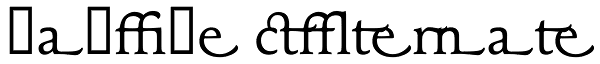 Maxime Alternate Font