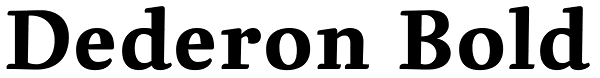 Dederon Bold Font