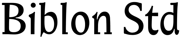 Biblon Std Font