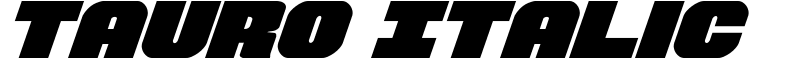 Tauro Italic Font
