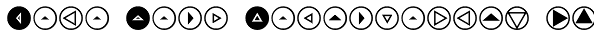 Mini Pics Directional RT Font