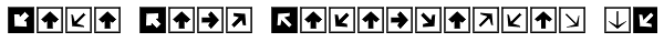 Mini Pics Directional SA Font