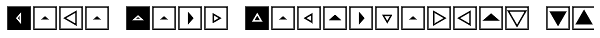 Mini Pics Directional ST Font