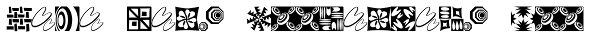 Mini Pics Doohickies Too Font
