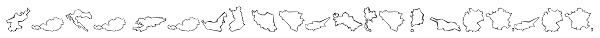 Mini Pics Global N Cutout Font